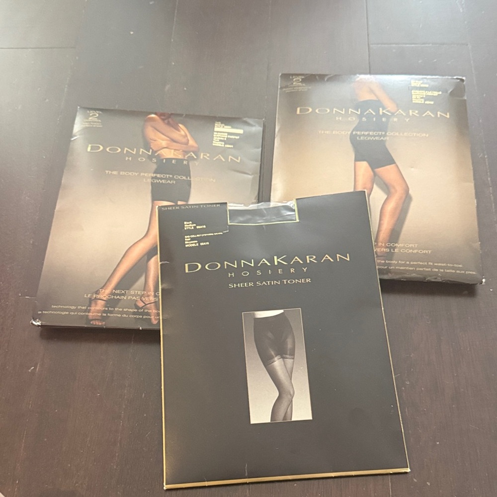 Donna Karan Black Hosiery Collection